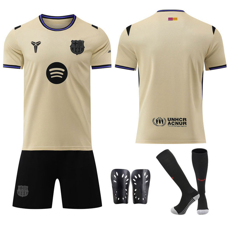 FC Barcelona 2025/26 bortedrakt barn - fotballdrakt med shorts