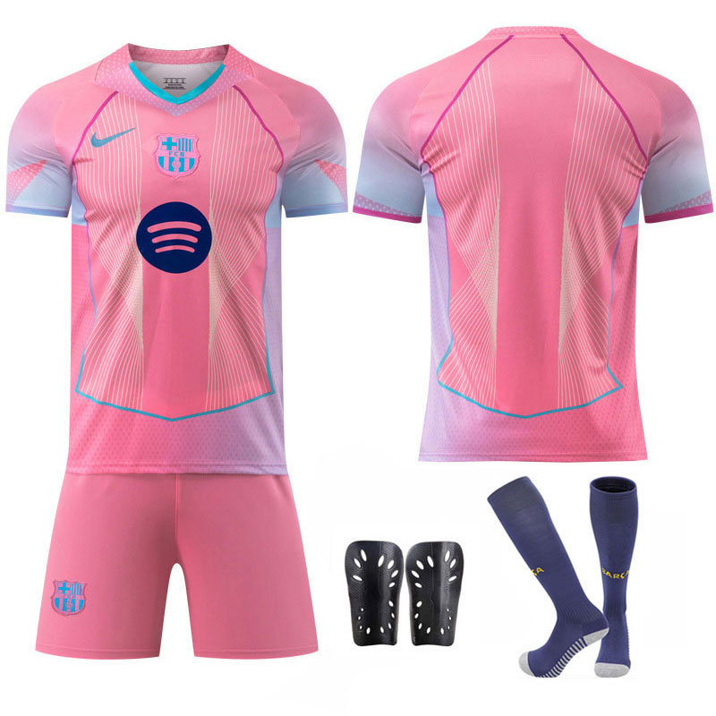 FC Barcelona 2025/26 spesialdrakt – rosa fotballdrakt for barn og voksne