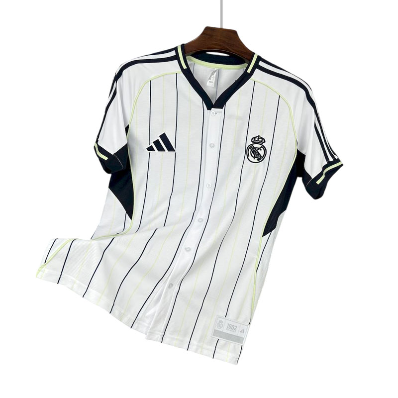Hvit Real Madrid US Pack trøye 2025/26 – fotballstil for menn