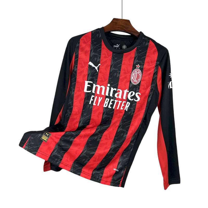 Langermet AC Milan drakt 2025/26 hjemmebanedrakt for menn