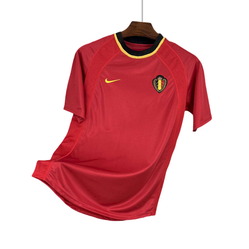 Retro Belgia hjemmedrakt 2000 - klassisk fotballdrakt for herre