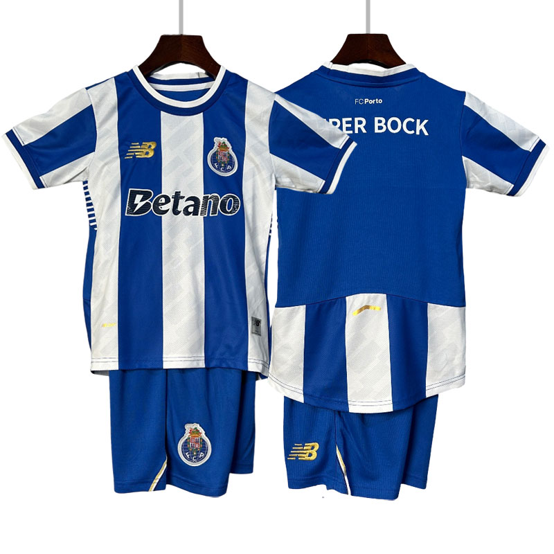 Barn fotballdrakt FC Porto hjemmedrakt 25/26 draktsett med shorts