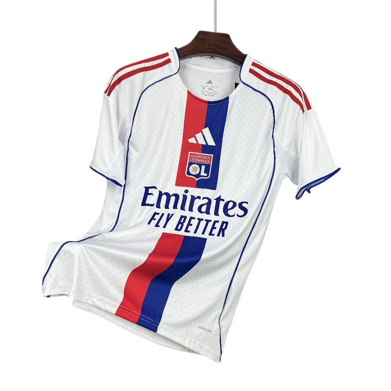 Billige Fotballdrakter Olympique Lyon hjemmedrakt 2025/26