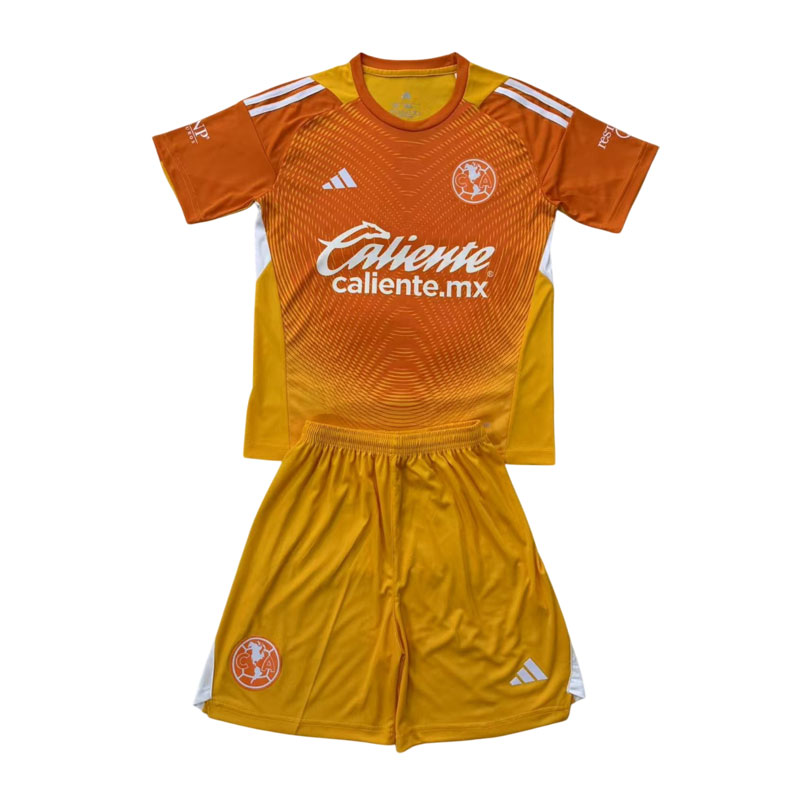 Club América keeperdrakt 2025/26 oransje fotballdrakt for barn og voksne