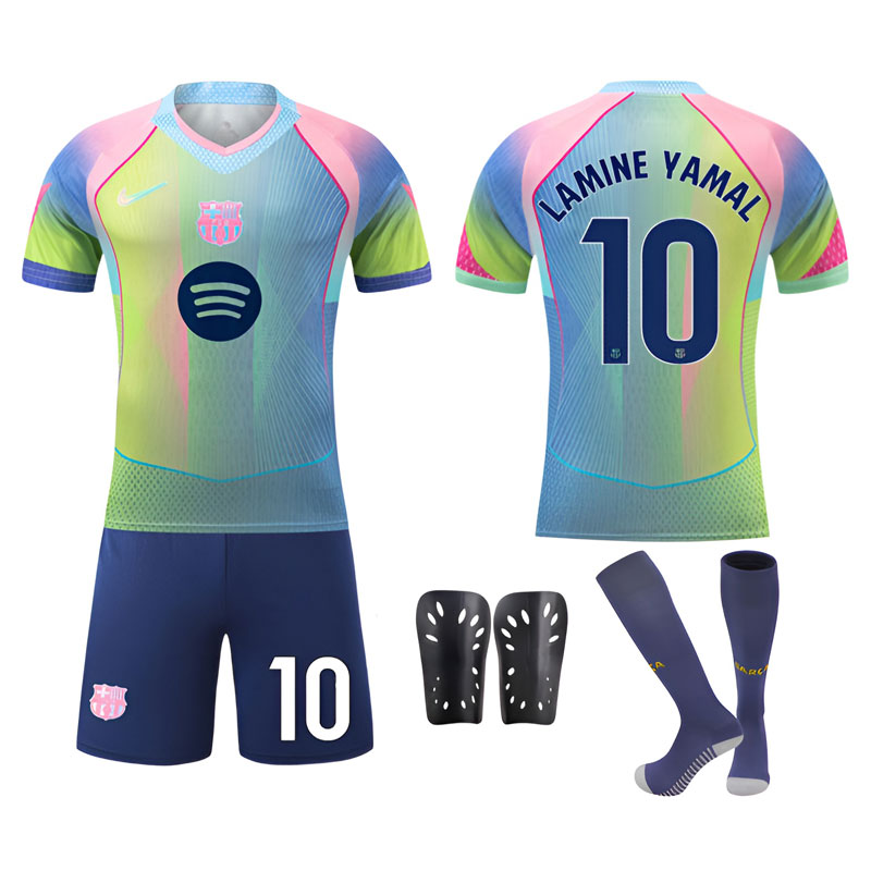 Lamine Yamal 10 Barça 2025/26 spesialdrakt for barn og voksne
