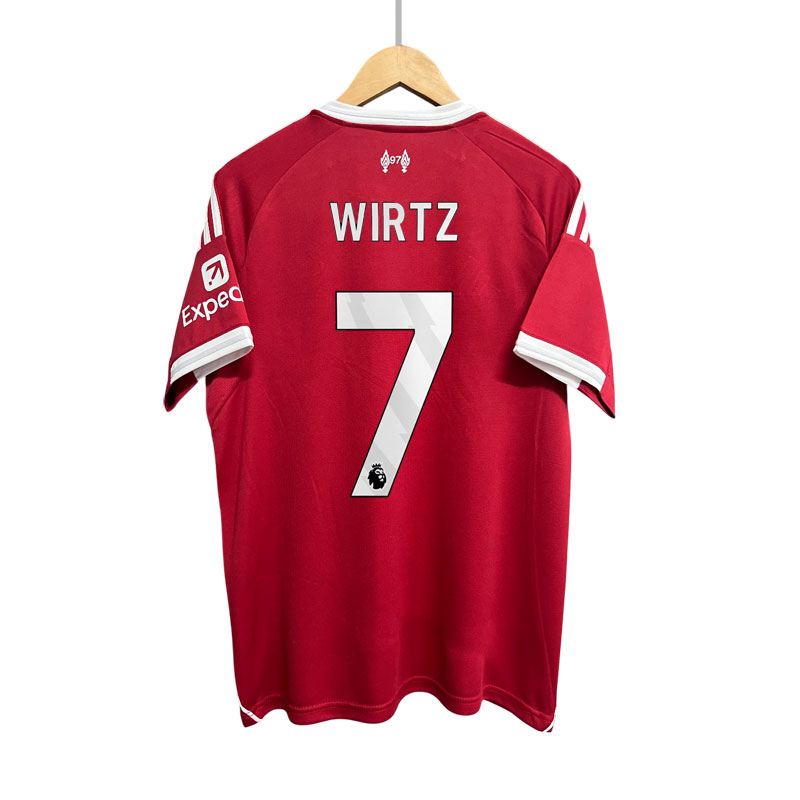 Liverpool 2025/26 hjemmedrakt herre - rød fotballdrakt med Wirtz 7 trykk