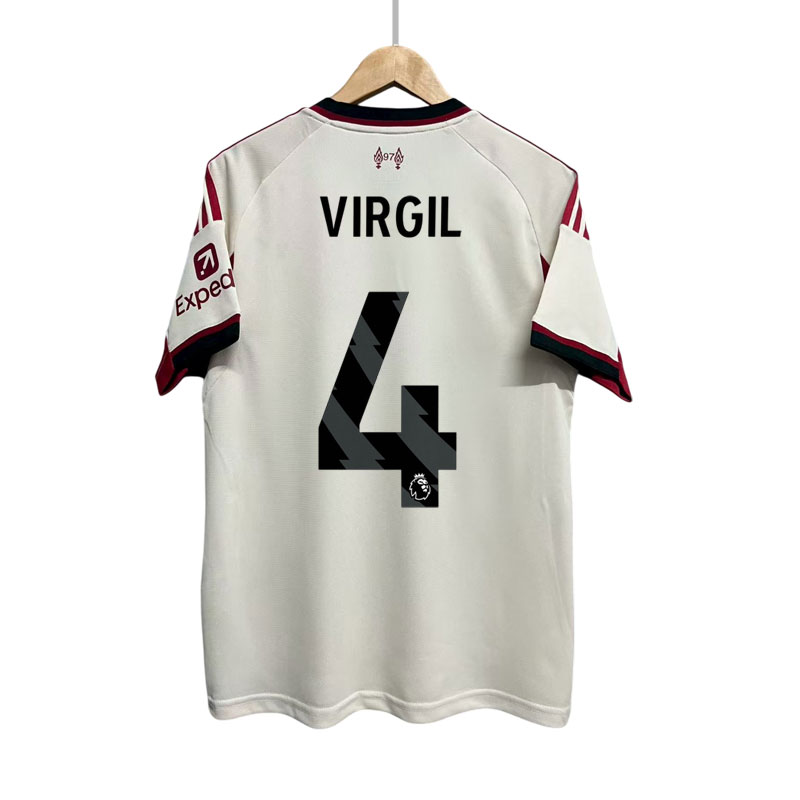 Liverpool FC bortdrakt 2025/26 - Virgil van Dijk 4 herre drakt