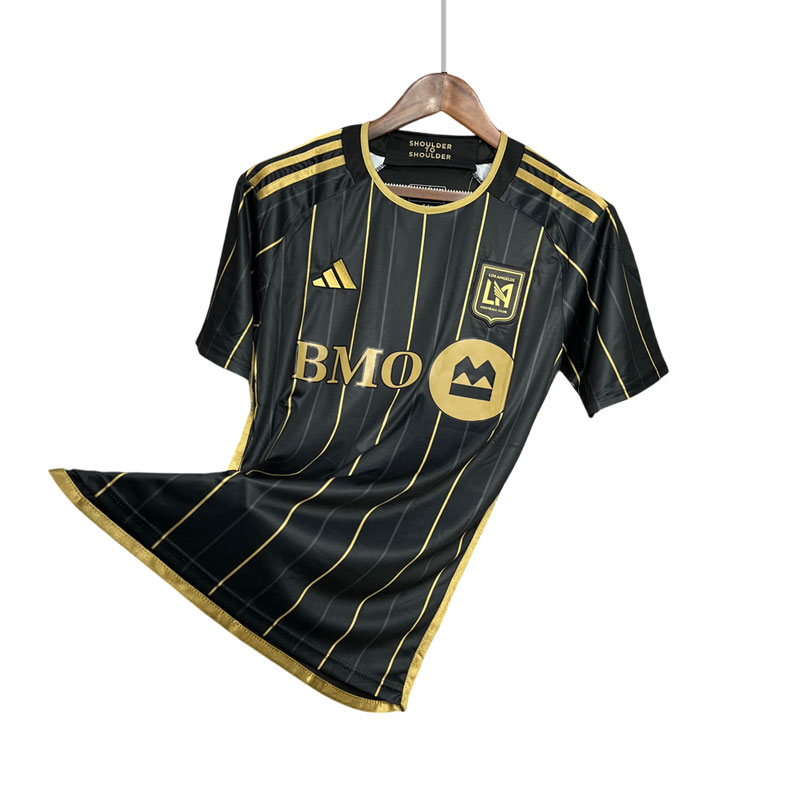 Los Angeles FC 2025 herre fotballdrakt - hjemmedrakt i sort og gull