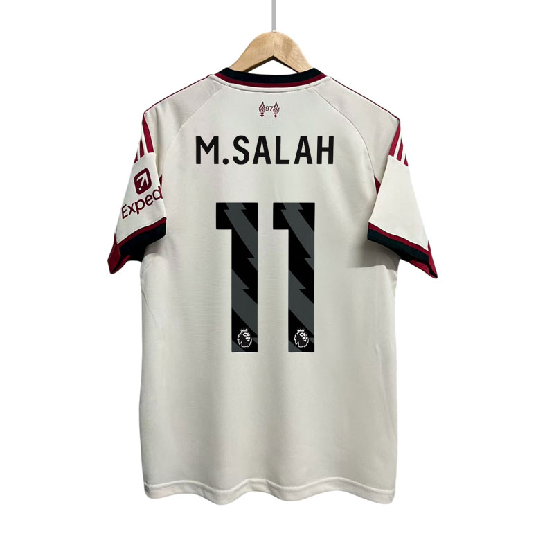 M. Salah 11 Liverpool bortedrakt 2025/26 herre kortermet fotballdrakt