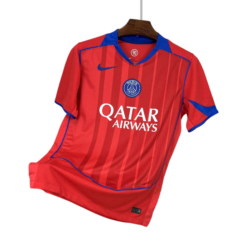 Paris Saint-Germain tredje drakt 2025/26 herre rød kortermet