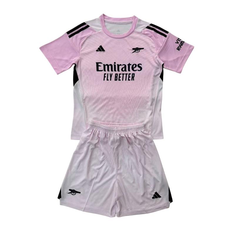 Arsenal keeperdrakt 2025/26 rosa fotballdrakt for voksne og barn