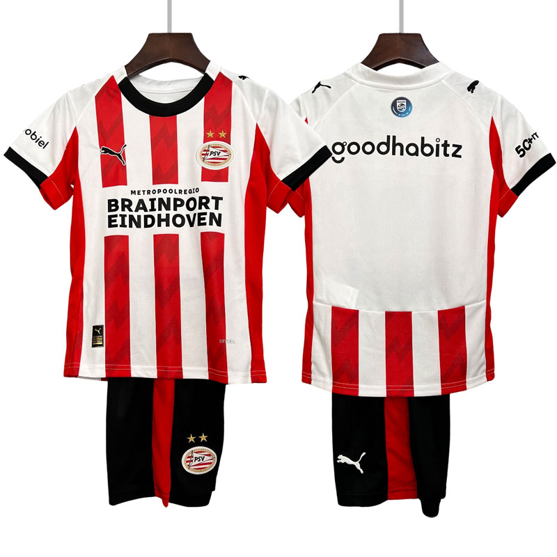 Barn PSV Eindhoven hjemmedrakt 25/26 - komplett fotballdrakt