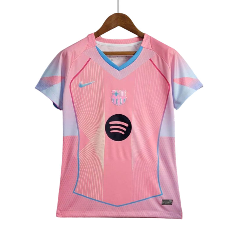 FC Barcelona 2025/26 dame fotballdrakt - rosa og lyseblå