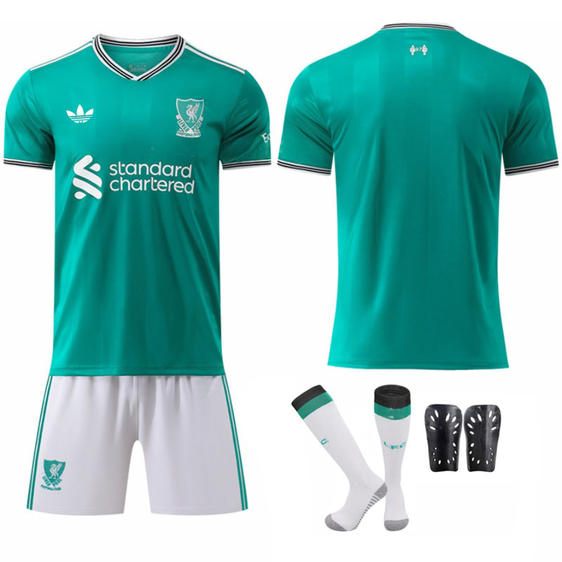 Liverpool tredjedrakt 2025/26 barn - trøye og shorts