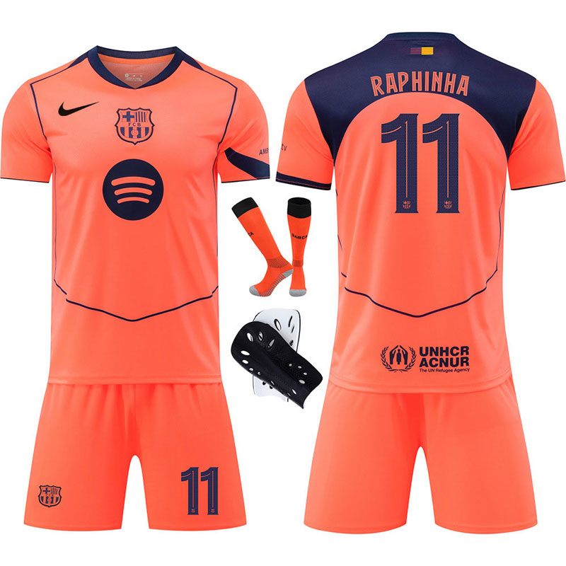 RAPHINHA 11 Barcelona tredje drakt barn 2025/26 fotballdrakt