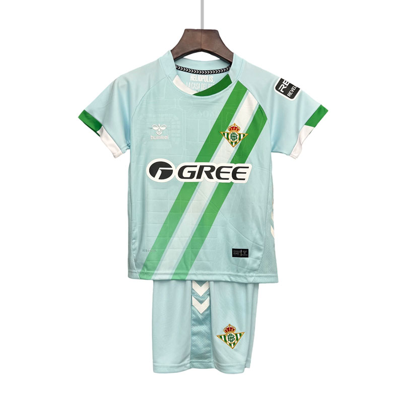 Real Betis bortdrakt 2025/26 barn - fotballdrakt med shorts
