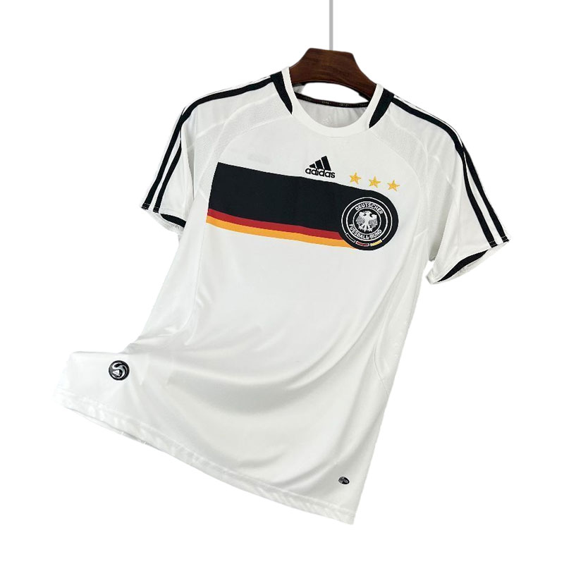 Tyskland hjemmedrakt 2008 retro fotballdrakt herre kortermet