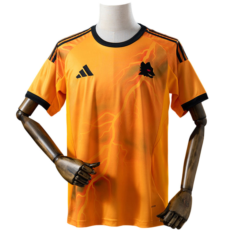 AS Roma 2025/26 bortedrakt herre oransje fotballtrøye