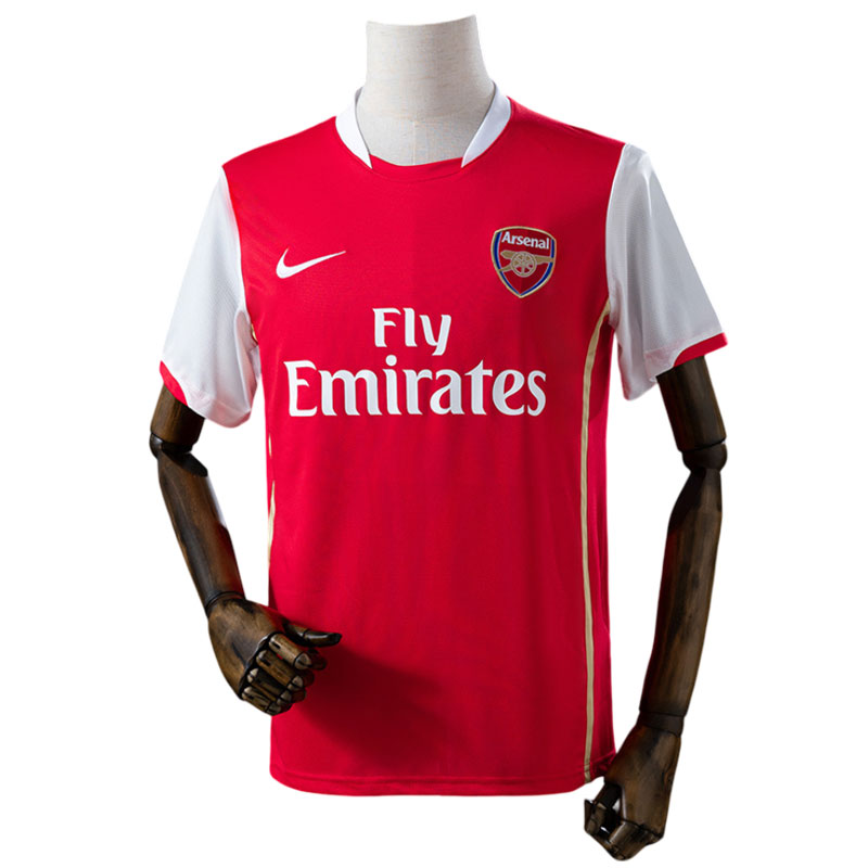 Arsenal 2006/08 retro hjemmedrakt - klassisk rød fotballdrakt