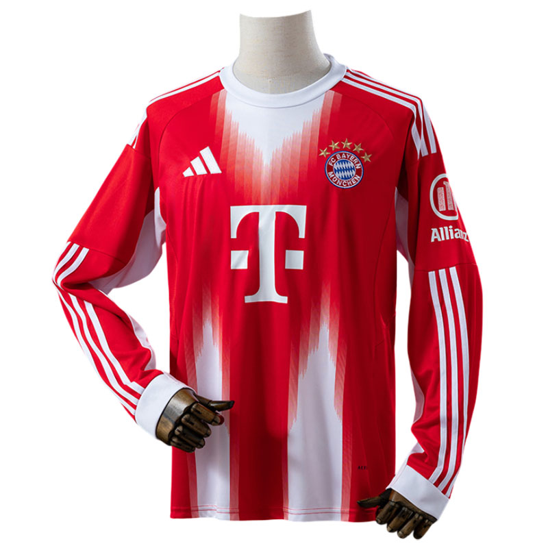 Bayern München 2025/26 hjemmedrakt langermet