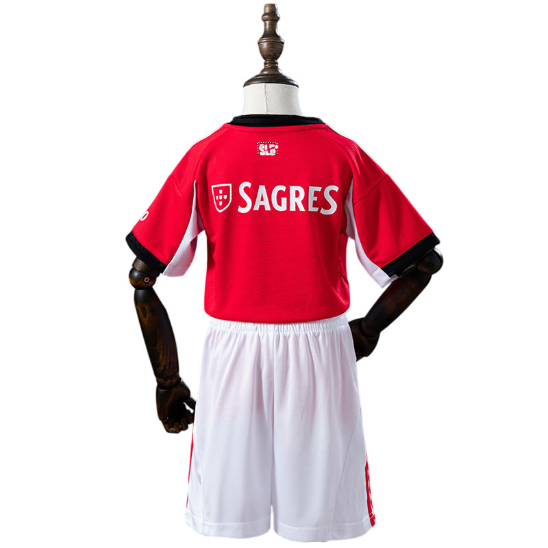 Benfica barne fotballdrakt 25-26 hjemmedrakt rød sett Benfica barne fotballdrakt 25/26 hjemmedrakt rød sett