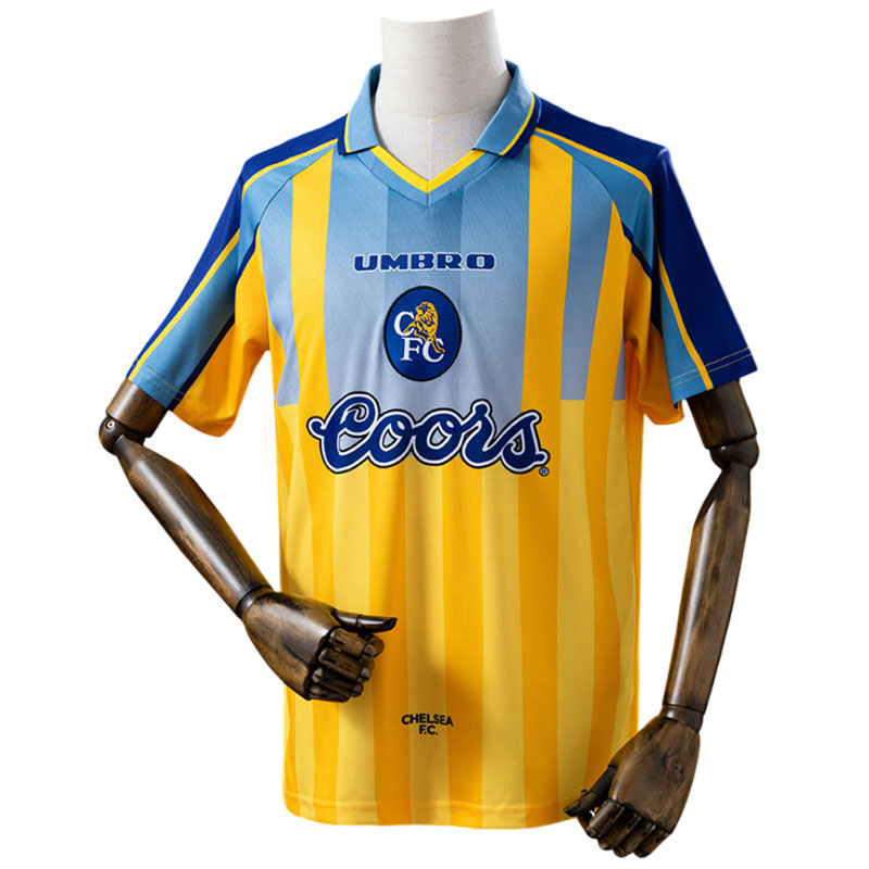 Chelsea 1996/97 bortedrakt retro fotballdrakt for menn