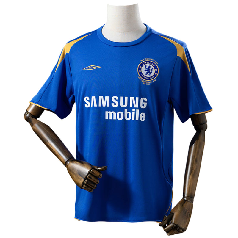 Chelsea 2005/06 retro hjemmedrakt - herre fotballdrakt klassiker