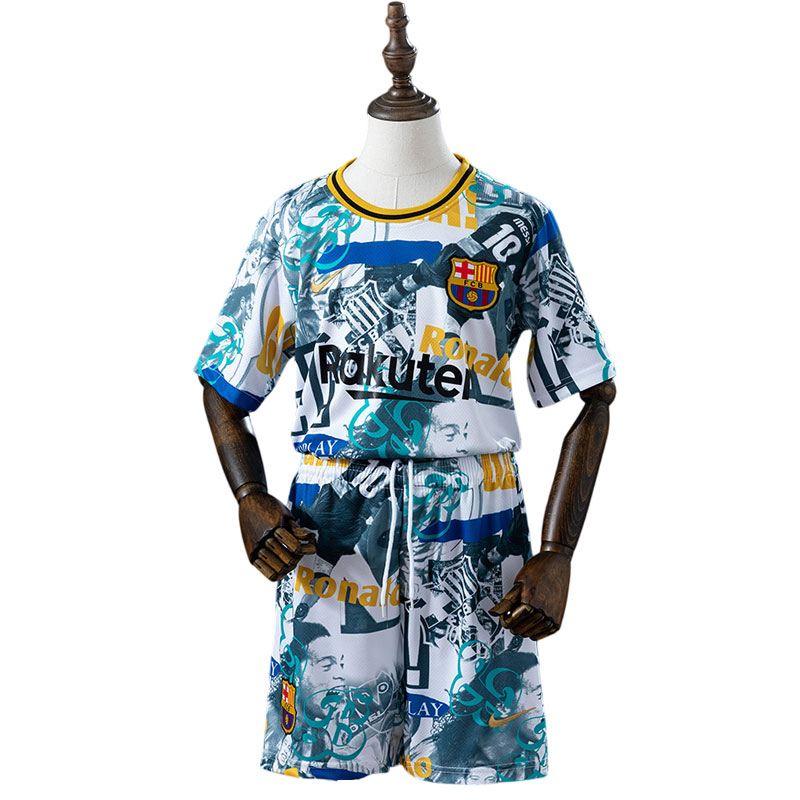 FC Barcelona Legendary Edition 25/26 for barn - trøye og shorts med stjernedesign