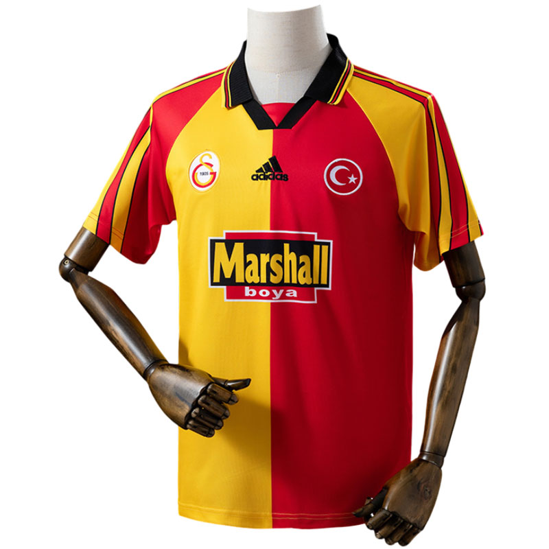 Galatasaray retro hjemmedrakt 1998-99 - herre fotballdrakt