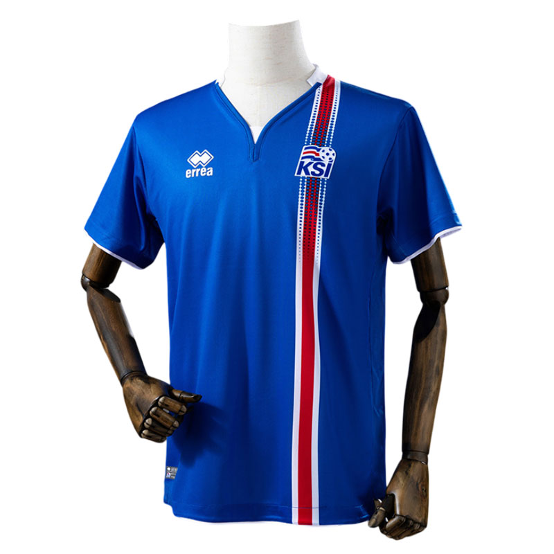 Island retro fotballdrakt 2016/18 hjemmedrakt