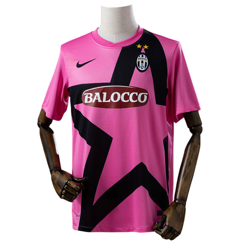 Juventus retro drakt 2011/12 - rosa bortedrakt for menn