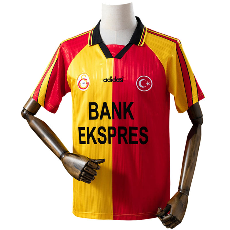 Klassisk Galatasaray 97/98 hjemmedrakt - retro fotballdrakt
