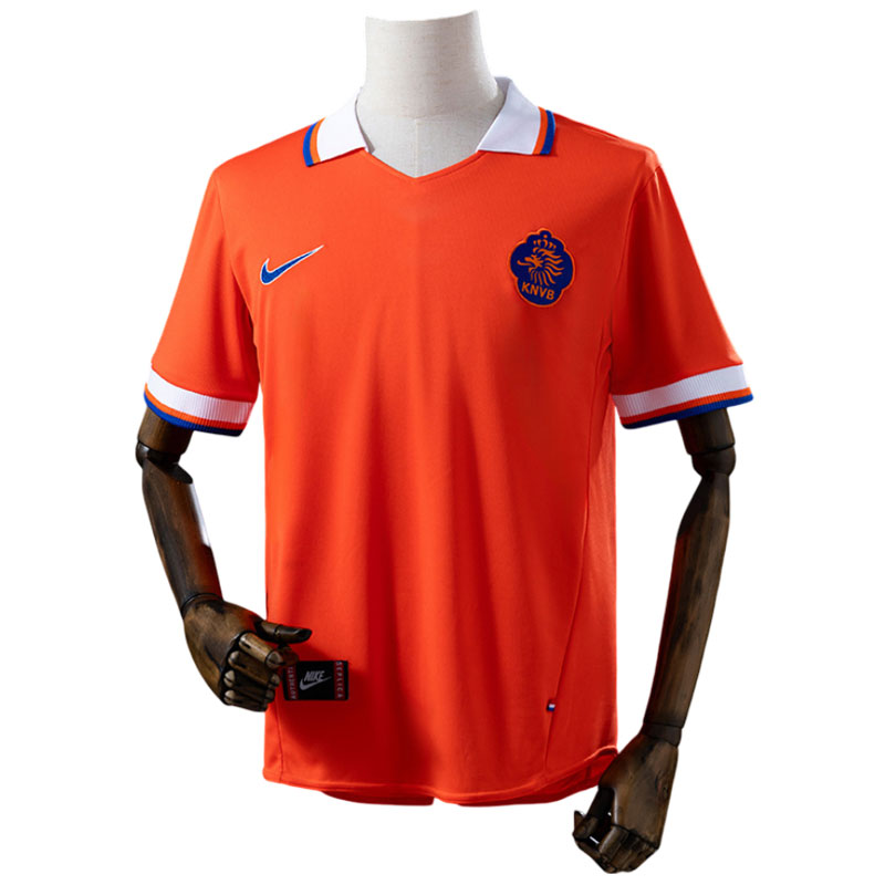 Klassisk Nederland hjemmedrakt 1997 - retro oransje herre drakt