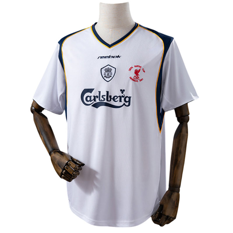 Liverpool 2001/02 retro bortedrakt - vintage fottballtrøye