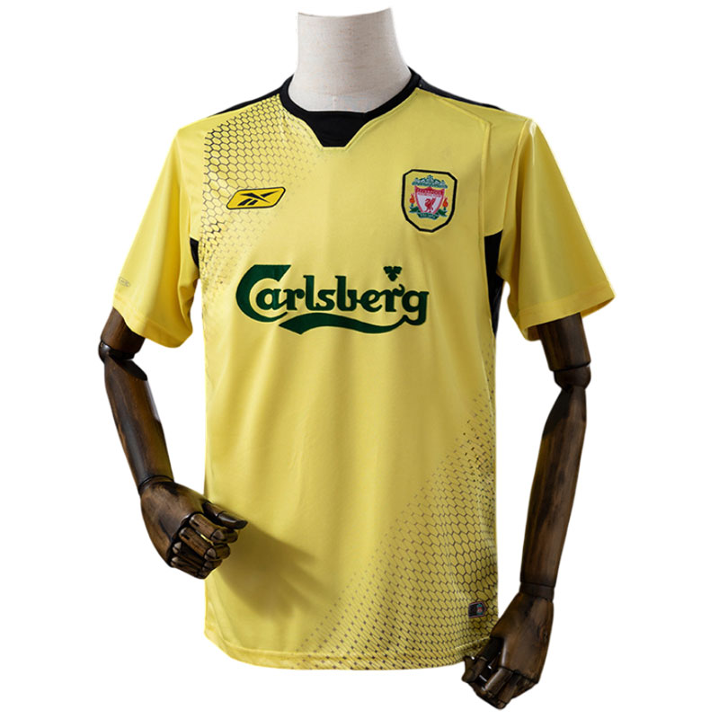Liverpool retro drakt 2004/05 - gul bortedrakt for menn