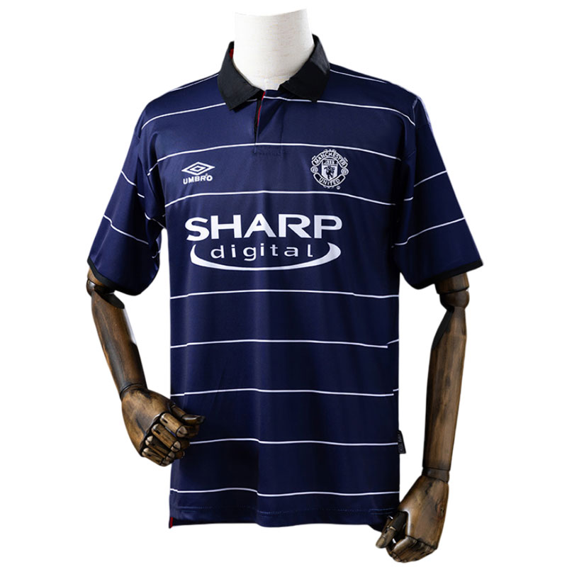 Manchester United retro bortetrøye 1999/00 - fotballdrakt for menn