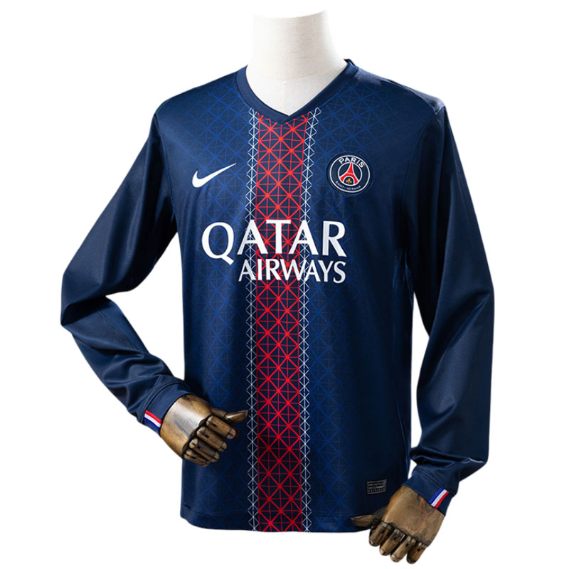 Paris Saint-Germain 2025/26 langermet hjemmedrakt