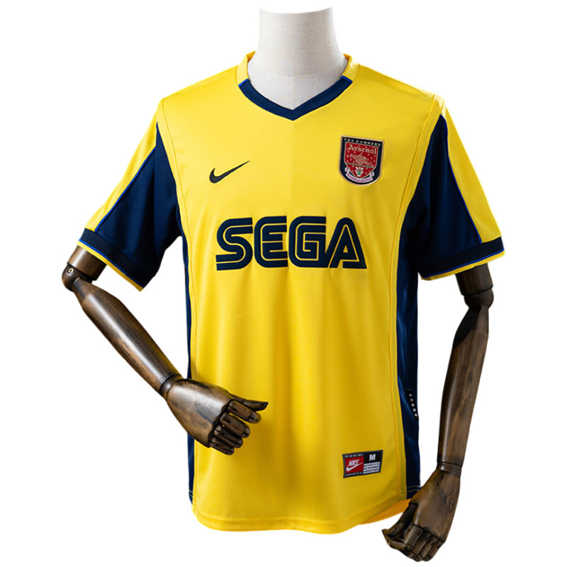 Retro Arsenal 1999-2001 gul bortedrakt
