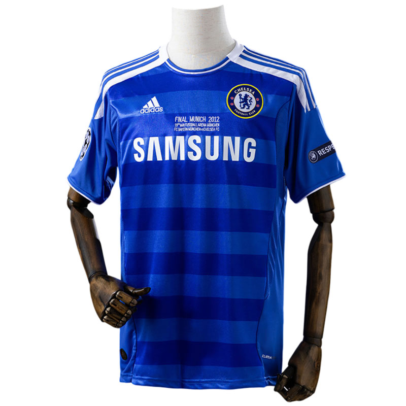 Retro Chelsea 2012 UCL finaletrøye - legendarisk hjemmedrakt fra München-finalen
