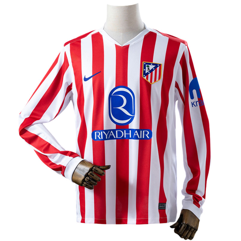 Atlético Madrid 25/26 hjemmedrakt herre langermet fotballdrakt