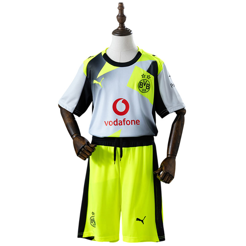 Borussia Dortmund 2025/26 bortedrakt for barn - fotballdrakt og shorts