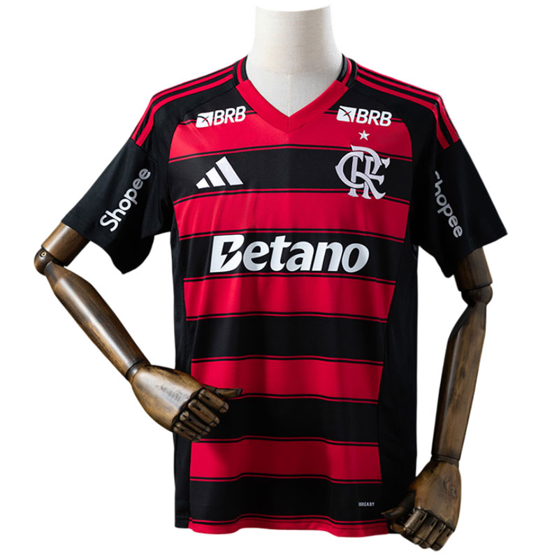 Flamengo 25/26 hjemmedrakt herre med alle sponsorer