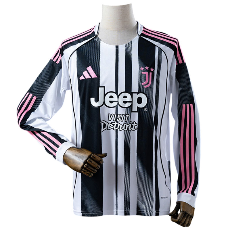 Juventus 2025/26 langermet hjemmedrakt for herrer