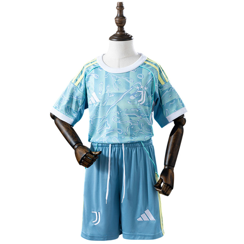 Juventus bortedrakt 2025-26 barn - komplett draktsett