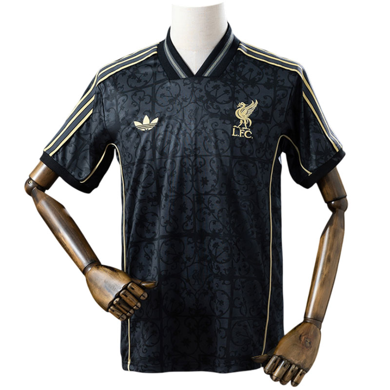 Liverpool 2025/26 Lifestyler drakt - grå og svart herre fotballdrakt