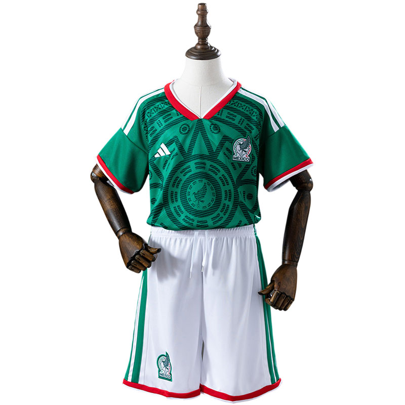 Mexico 2026 hjemmedrakt for barn - VM fotballdrakt og shorts