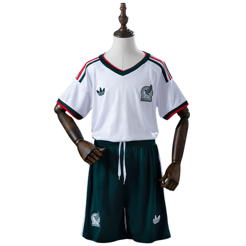 Mexico VM 2026 bortedrakt til barn - fotballtrøye og shorts sett