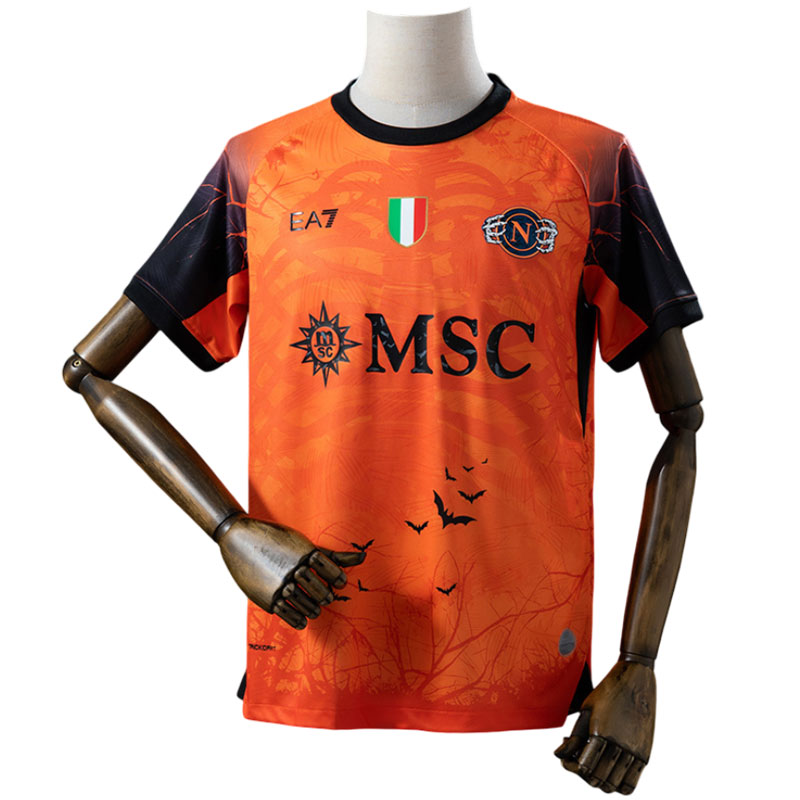 Napoli 2025/26 keeperdrakt Halloween - oransje herre fotballdrakt