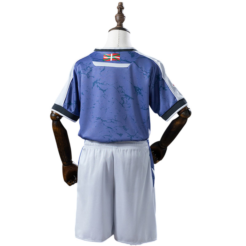 Real Sociedad fotballklær for barn 2025-26 Real Sociedad fotballklær for barn 2025/26