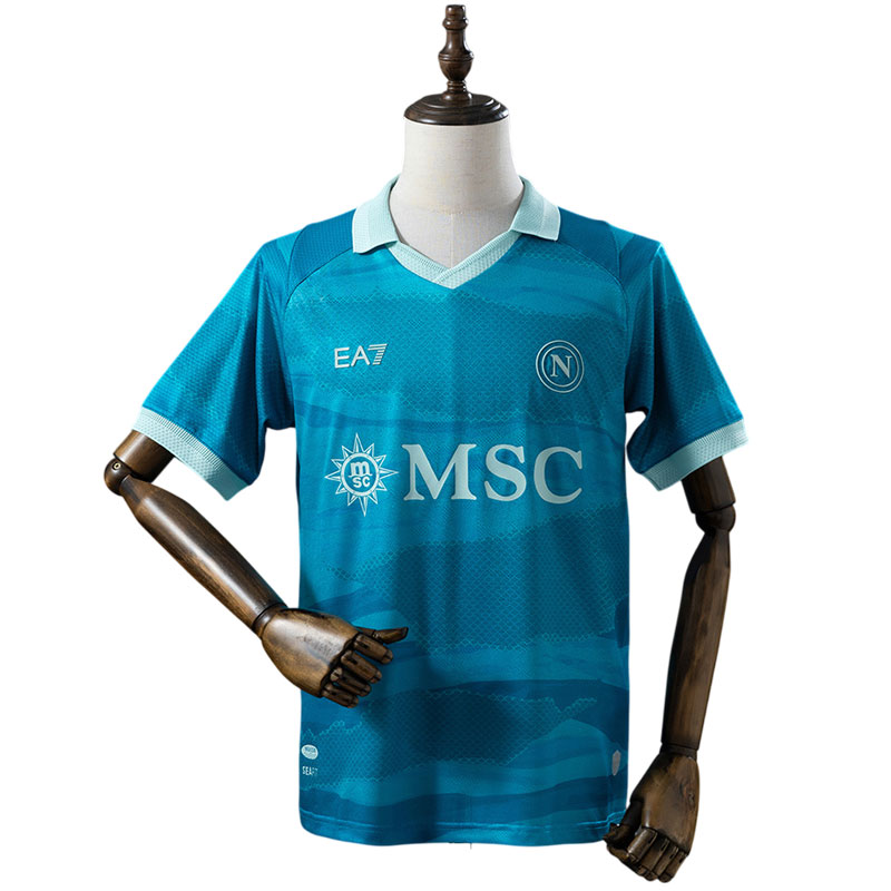 SSC Napoli 24/25 fjerde drakt - Partenope fotballdrakt for menn